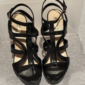 Guess Black Strappy stilettos